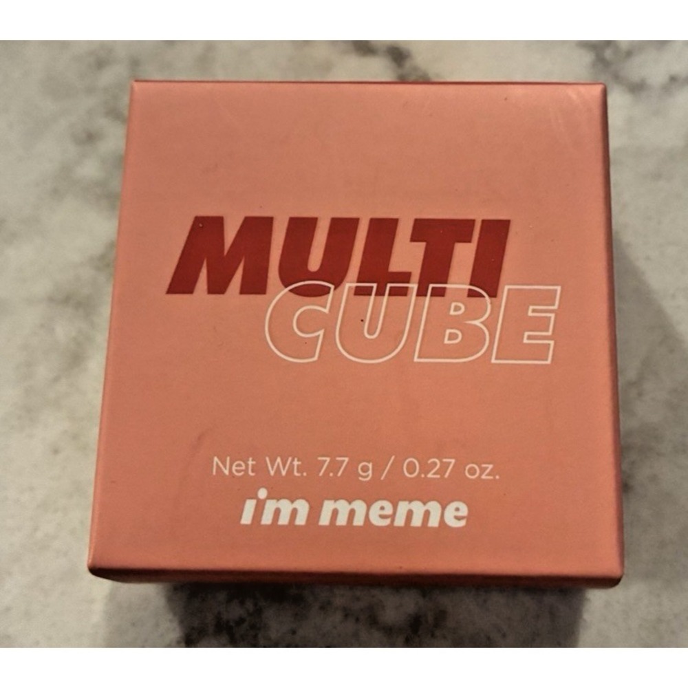 I'M MEME Multi Cube All-in-One Eye & Cheek Palette 08 Fig Tart - Brand New